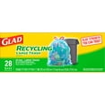 thumbnail image 3 of Glad Large Drawstring Recycling Bags - 30 Gallon Blue Trash Bag - 28 Count, 3 of 7