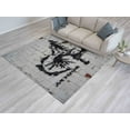 thumbnail image 2 of Banksy Rug, Office Decor Rugs, Popular Rugs, Mona Lisa Rugs, Street Rug, Entryway Rug, Stair Rugs, Painting Rugs, Graffiti Rug, Wedding Rugs, 5.2'x7.5' - 160x230 cm, 2 of 8