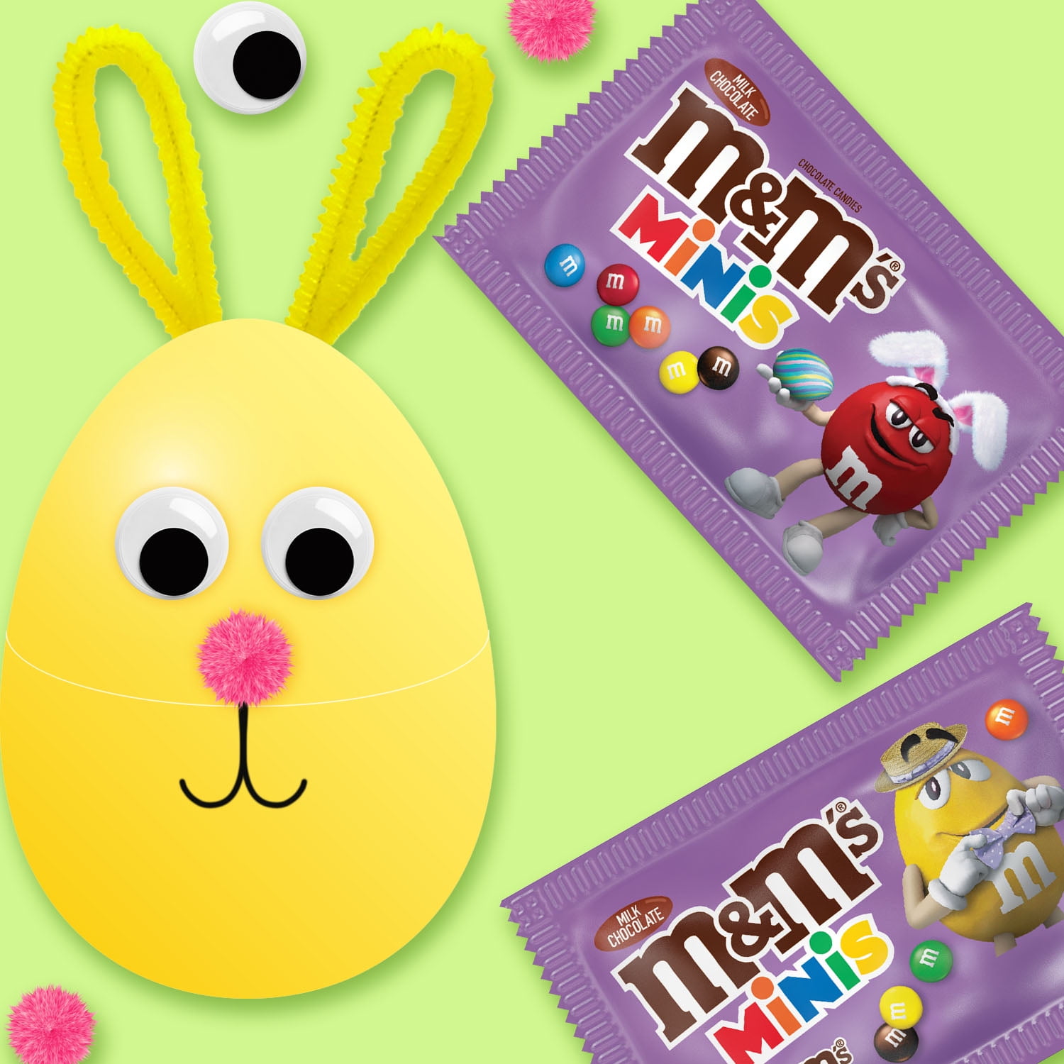 M&M's Easter Minis Milk Chocolate Candy - 1.77 oz Tube - DroneUp