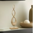 thumbnail image 4 of Decozen Home Decor Handmade Wooden Sculpture in Flame of Life Design Acacia Wood, Perfect for Mothers Day Gift, 4 of 8
