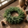 thumbnail image 4 of Bcylexb Green Cedar Wreath for Front Door, 15.7" Artificial Pine Christmas Wreath All Season Hanging Decor for Window Wall Home Indoor, 4 of 8