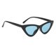 thumbnail image 1 of de sol unisex para mujer, estilo retro, estilo , para exteriores Bck fram Blue lens Zulema Gafas de sol del ojo de gato de las mujeres, 1 of 6