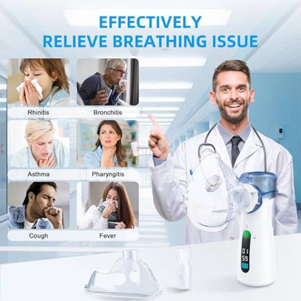 Portable Personal Humidifier | Quiet Ultrasonic Mist, USB-C Rechargeable, for Office, Bedroom, Car & Travel