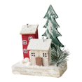 thumbnail image 4 of Casita navideña en un pequeño pueblo nevado, decoración de escritorio, ideal para regalar. Estilo C, 4 of 9