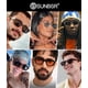 thumbnail image 4 of Gafas de Sol Retro Rectangulares SUNBSR para Hombre y Mujer en Negro, 4 of 8