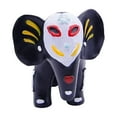 thumbnail image 2 of Day Of The Dead Elephant Sculpture Detailed Resin Animal Decor For Halloween Style A, 2 of 7