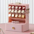 thumbnail image 4 of Makeup Organizer Drawer with Large Space, Easy to Storage, Top Groove Design, Dustproof Drawers, Slant In Design, Space Saving for Jewelry, Lipstick and Cosmetics, 4 of 5