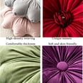thumbnail image 4 of KOGITI Flower Pillow Cushion Round Decorative Throw Pillow,for Sofa Bed, Soft Round 15.7 Velvet, 4 of 8