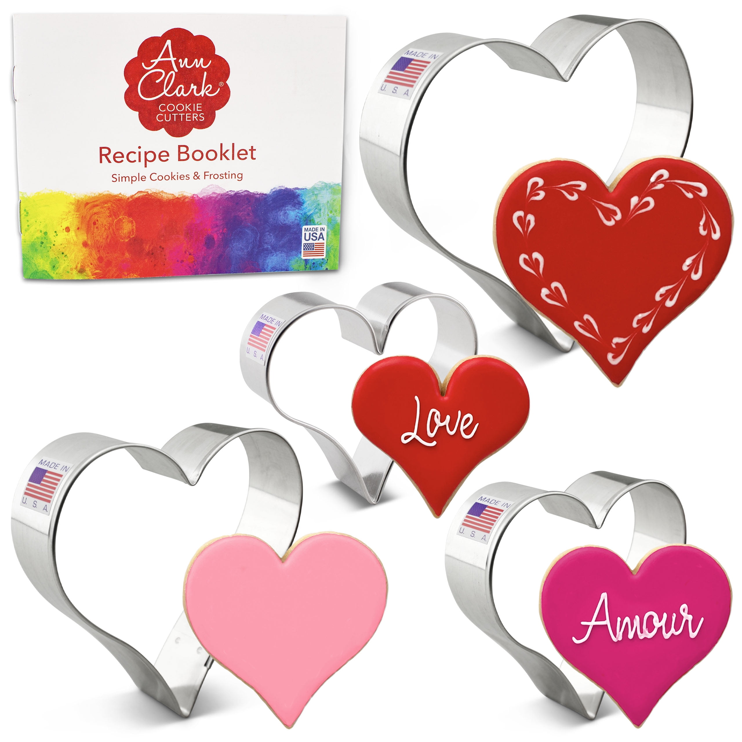 LOVE hart # 8 cm cookie cutter | Valentijn