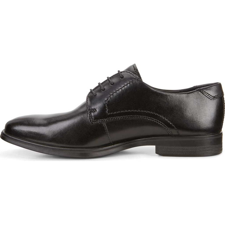 nåde Intuition Calibre Men's ECCO Melbourne Oxford Black/Magnet Cow Leather 41 M - Walmart.com