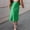 Green, variant on Women's Straight Solid Midi Skirt For Daily Vacation Wear Elegant Slim Fit Spring Summer Fall Casual Skirt Hand Wash School Skirt Leather Pencil Skirt Daybed Skirt Hangers for Skirts Athletic Skirt