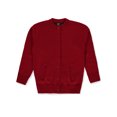thumbnail image 2 of T.Q Knits Girls' L/S Solid Cardigan - red, 18 - 20 (Big Girls Plus), 2 of 2