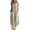 Khaki-pants, variant on Inverlee Womens Cotton Linen Sleeveless Wide Leg Jumpsuits Trendy Solid Color Long Pants Romper Softy Breathable Button up Jumpsuits with Pockets