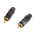 thumbnail image 3 of Adaptador de Conector de Soldadura de sonido Cobre AV RCA Plug perfecl 2x, 3 of 7