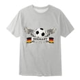 thumbnail image 1 of Playeras Deportivas Para Hombre, Camiseta De Fútbol Alemán Con Gráfico De Talla Grande, Camiseta Estampada De Manga Corta De Color Liso, 1 of 5