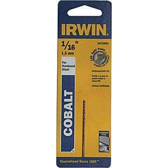 IRWIN INDUSTRIAL TOOLS 17/64 x 4 1/8 COBALT DRILL BIT