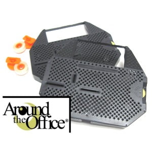 Around The Office Compatible SILVER REED Typewriter Ribbon & Correction Tape for SILVER REED EZ 46...This Package includes 2 Typewriter Ribbons and 2 Lift Off Tapes