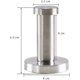 thumbnail image 5 of Robe Hook 6pcs 304 Stainless Steel Door Hooks Wall-Mount Robe Coat Hook Chrome Cylinder Towel Hook Heavy Duty Clothes Hanger Brushed Nickel, 5 of 5
