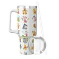 thumbnail image 2 of Eeyore 40 OZ Ice Bully Cup with Handle Straw Lid, Double Wall Stainless Steel Insulated Coffee Cup Tumbler, Colorful Mug for Travel Gym Home Outdoor Activities, 2 of 8