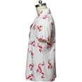 thumbnail image 3 of Men's Kramer Seinfeld Lobster Shirt Button-Up White Shirt Short Sleeve Hawaiian Shirts, 3 of 9