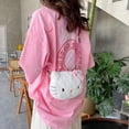 thumbnail image 3 of Mochila Kawaii de Hello Kitty para niños y niñas, bolso de hombro de dibujos animados, Mini mensajero de felpa, almacenamiento de auriculares, lindo regalo, 3 of 4