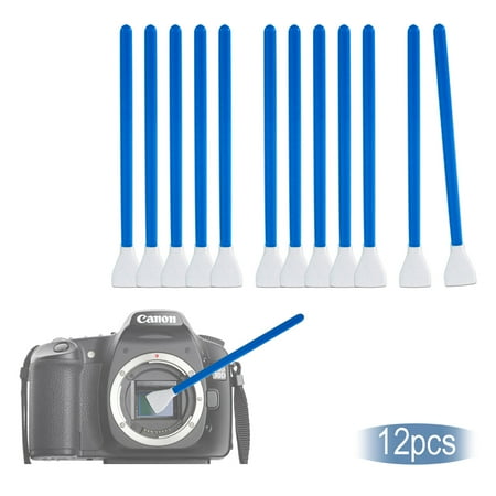 Digital Camera Sensor Swab Kit Loadstone Studio Camera Lens Filter Cleaning Kit, 12 Pack Digital Camera Sensor Cleaning Swab Stick, Photo Studio, WMLS4152 ()