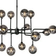 thumbnail image 2 of Abstract Grey Globe Pendant Light Large by Zentique, 2 of 2