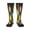 2 Black-1, variant on colorful Easter eggs Knee Socks, High Socks Long Stretchy Sock Women Knee High Stocking, Long Socks for Women