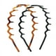 thumbnail image 1 of Juego de 4 bandas dentadas de plástico negro con dientes de tiburón (negro+marrón), 1 of 5