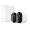 Arlo Pro 3 Spotlight Camera - 2 Camera Security System - Wireless, 2K Video & HDR, Color Night Vision, 2 Way Audio, 160deg View, Wire-Free, Works with Alexa, White - VMS4240P