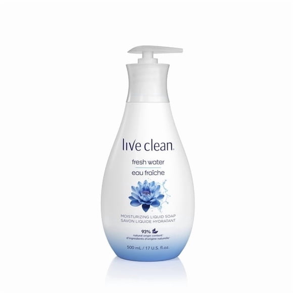 Live Clean Fresh Water Liquid Hand Soap