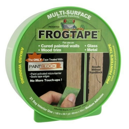 Frogtape Multi Surface Pro Painter S Tape 1 88 Inches X 60 Yards Frogtape Multi Surface Pro Painter S Tape 1 88 Inches X 60 Yards