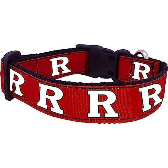 College Dog Collar (Large, Rutgers)