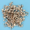thumbnail image 3 of 100 Piezas De Notas Musicales De Madera, Notas Decorativas Mixtas De Madera Para Conciertos, Bodas, Fiestas De Navidad, Decoraciones Para El Hogar Nota Musical De Madera, 3 of 7