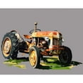 thumbnail image 3 of Kalina, Emily 24x20 Black Modern Framed Museum Art Print Titled - Vintage Tractor II, 3 of 5