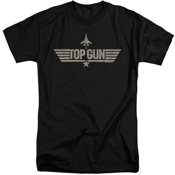 Top Gun Monotoned Logo Unisex Adult Tall T Shirt,Monotoned Logo, X-Large