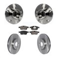 thumbnail image 1 of Transit Auto Front Hub Bearing Assembly Disc Brake Rotors and Semi-Metallic Pads Kit for Car Volvo XC60 KBB-122535, 1 of 11