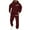 Wine, variant on Aihuaihua Sweat Suits Men Track Suits Jogging Suit Sweatsuits Sets 2 Piece Set New York Print Mens Outfit Clothing Hoodies Sweatpants Light Pink L