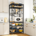 thumbnail image 5 of REIBII 72"H Wire Shelving 6-Tier Storage Shelves Metal Storage Rack for Kitchen Pantry,Black, 5 of 9