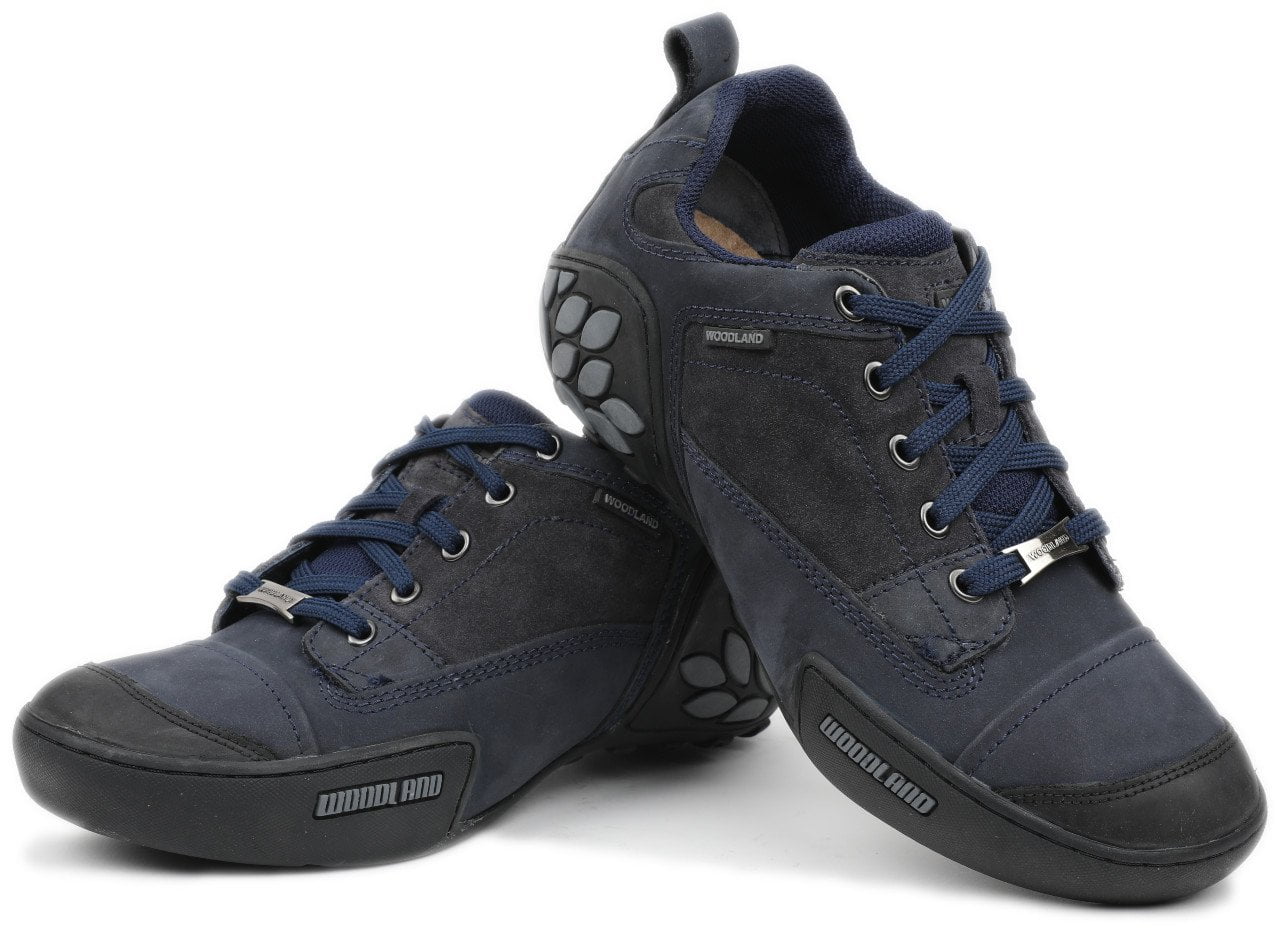 woodland navy blue sneakers