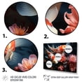 thumbnail image 3 of Designart "Lotus Pond Asian Painting III" Asian Floater Framed Wall Art Living Room, 3 of 7