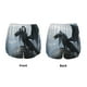 thumbnail image 3 of Balery Valley Gray Dragon Pantalones cortos deportivos para mujer con forro y dos bolsillos, elásticos, para entrenamiento, gimnasio, yoga-Large, 3 of 7