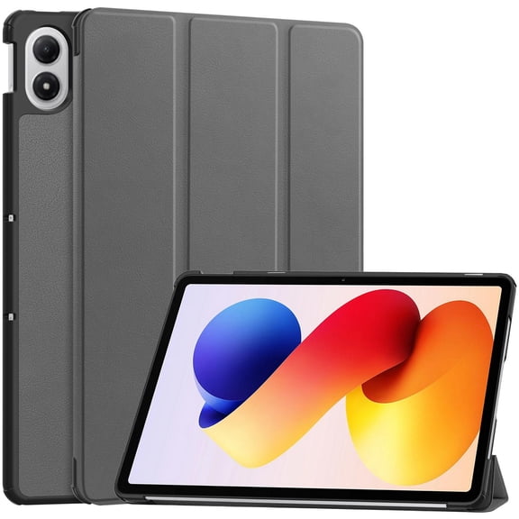 DWaybox Case for Xiaomi Poco Pad M1 12.1 inch 2025 Model, Folio Slim Smart Cover with Multi-Angle Stand, Lightweight Hard Shell, Auto Wake/Sleep & Shockproof Protection -Gray