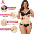 thumbnail image 5 of Eleady Waist Trainer Corset Vest Waist Cincher Tank Top Waist Trainer Corset Zipper Vest(Beige Large), 5 of 7