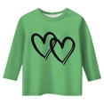 thumbnail image 1 of Chemises Scrunchy Filles Shorts Pyjamas Enfants Loisirs Imprimé Col Rond Ample Manches 3/4 T-Shirt Haut, 1 of 3