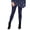 Jet Denim, variant on Jess & Jane Women's Mineral Washed Cotton Legging Pants 1X, Denim