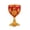 Red, variant on simhoa Vintage Goblet Mini Communion Cup for Party Supplies Anniversary Bar Copper