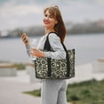 thumbnail image 5 of Travel Duffle Bag Bike Fancy Pattern Travel Tote Bags Carry on Luggage Waterproof Weekender Bags with Top Handle Adjustable Shoulde Strap for Travel Gym, 5 of 5