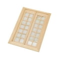 thumbnail image 1 of Scene Accessory Miniature Furniture Mini House Scene Props Dollhouse Double Door, 1 of 9