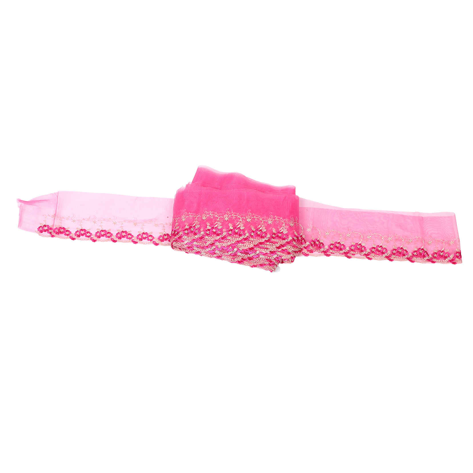 BESTYASH Soft Rosy Stretchy Lace Tape for Wedding Veil Trim and Unique Sewing Embellishment